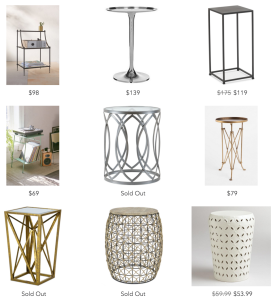 Perfect Little End Tables