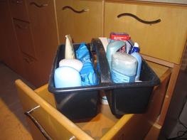 Shower Caddy Organization - Interior Designer in Monson - Details Full Service Interiors