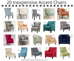 20 Inexpensive Accent Chairs To Add Some Fun To Your Home