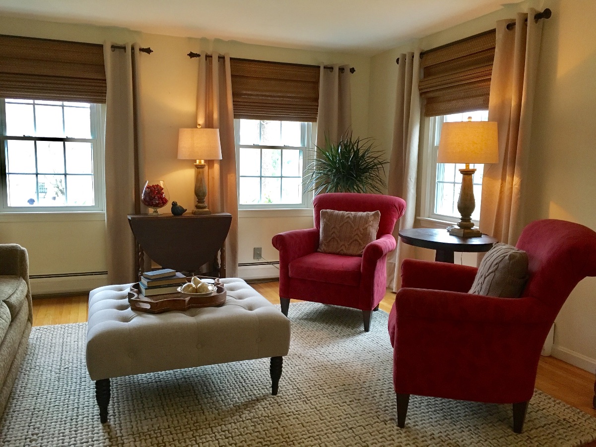 Cozy Fresh New Space - Creating an Updated Family Room - Western MA Interior Design