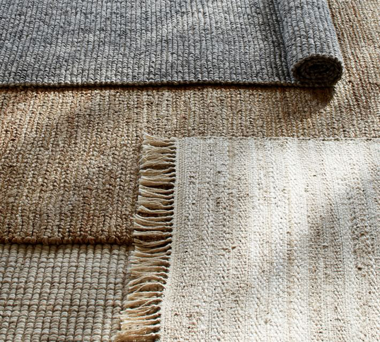 Natural Area Rug - Details Full Service Interiors - Monson Interior Designer