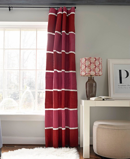 Swap out your draperies - Painted Curtains - Details Full Service Interiors - Mass Interior Decorator