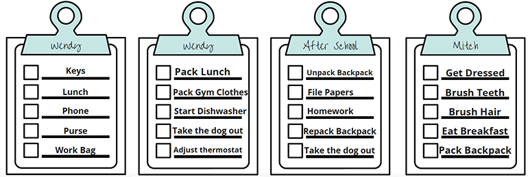 Organize with checklists - Details Full Service Interiors - Mass Interior Design