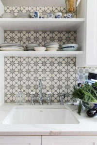 Encaustic Backsplash - Details Full Service Interiors