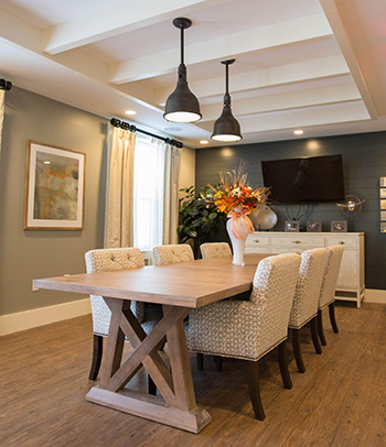 Dining table - Pendant Lights - Interior Designer in Monson MA