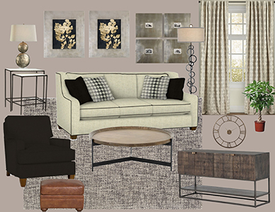 Living Room - Mood Board - Interior Design Near Me