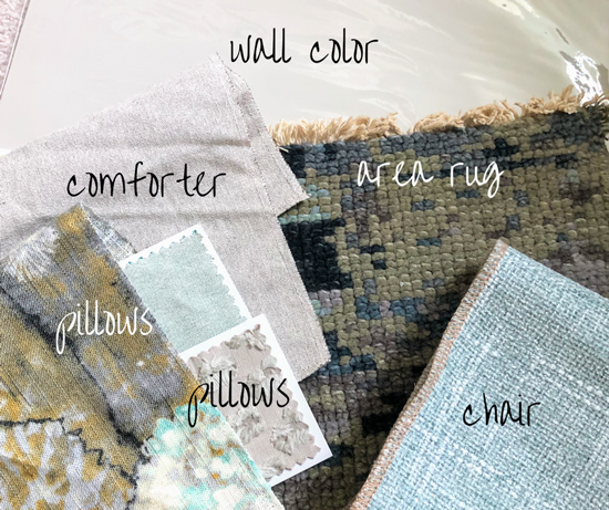 Fabric Choices - Fabric Samples - Paint Colors - Interior Design Near Me