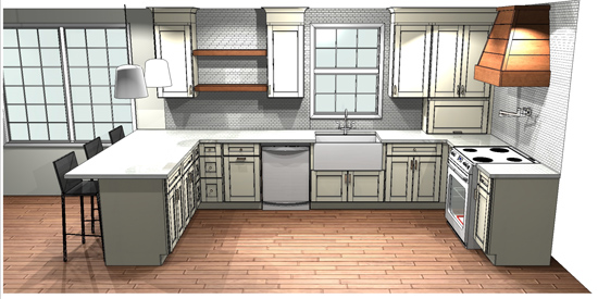 Kitchen Remodel - Why you need an interior designer for your remodel - Western MA Details Interiors