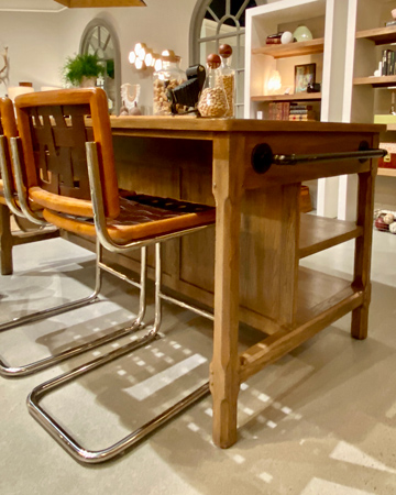 Natural Texture Dining Room - Monson MA Interior Design - Details Interiors