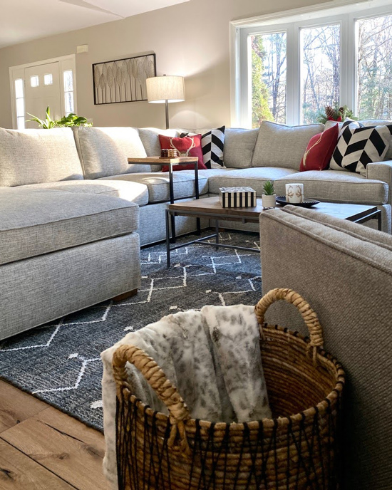 Living Room Remodel by Wendy Woloshchuk from Details Interiors in Western MA